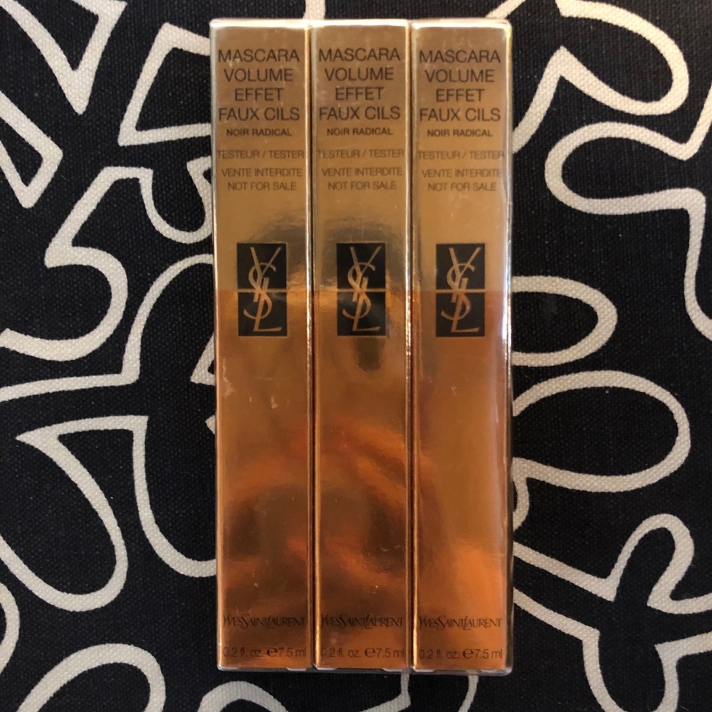 QTY3 YSL Mascara Volume Effet Faux Cils Black Noir